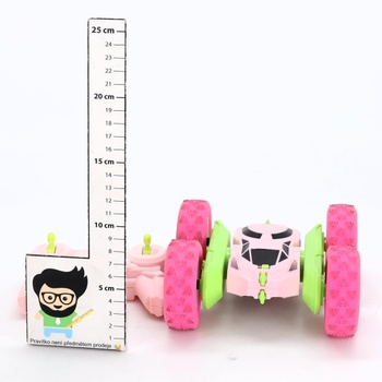 MidiVix auto na diaľkové ovládanie, 2,4 GHz obojstranné 360 ° otočné RC crawler s svetlometmi a svetlami