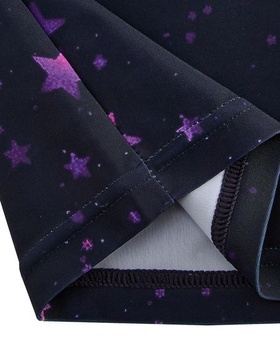 Dívčí gymnastický trikot JiAmy, dětský gymnastický trikot s kalhotami a čelenkou, lesklý