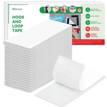 Samolepicí páska na suchý zip Blooven, 20 kusů, 50 x 100…