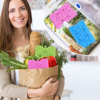 Chladiace sady Mecctuck pre chladiace tašky, chladiace boxy a boxy, opakovane použiteľný ultratenký