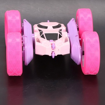 MidiVix auto na diaľkové ovládanie, 2,4 GHz obojstranné 360 ° otočné RC pásové vozidlo so svetlometmi a