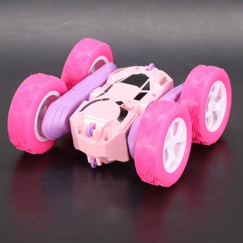 MidiVix auto na diaľkové ovládanie, 2,4 GHz obojstranné 360 ° otočné RC pásové vozidlo so svetlometmi a