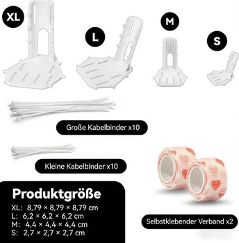 4dielna sada dlah na nohy hydiny, opora pre zlomené nohy u kurčiat, kačíc a husí