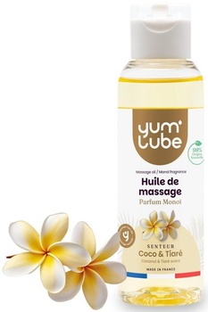 Yum'Lube | Masážny olej Monoi - Prírodný masážny olej - Vyrobené vo Francúzsku - Masážne oleje a
