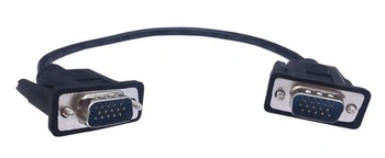CERRXIAN VGA SVGA 15pinový HD15 adaptér samec-samec, kabel…