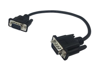 CERRXIAN VGA SVGA 15-pinový HD15 adaptér samec-samec, kábel pre video monitor pre PC, notebook, TV,