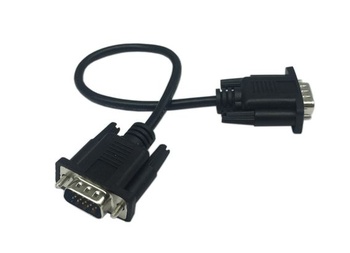 CERRXIAN VGA SVGA 15pinový HD15 adaptér samec-samec, kabel pro video monitor pro PC, notebook, TV,