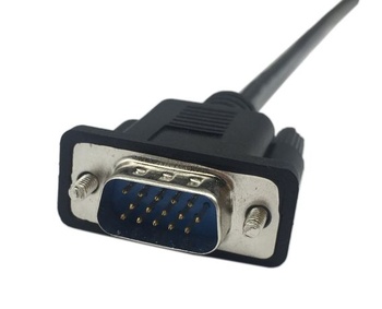 CERRXIAN VGA SVGA 15pinový HD15 adaptér samec-samec, kabel pro video monitor pro PC, notebook, TV,