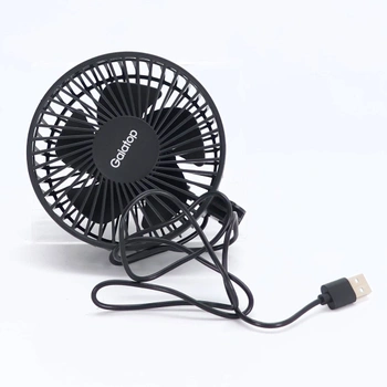 Gaiatop USB stolní ventilátor, malý, ale výkonný, přenosný, tichý, 3 rychlosti větru, stolní osobní