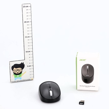 Bezdrôtová myš Acer Bluetooth, bezdrôtová myš s duálnym režimom 1600 DPI (Bluetooth + 2,4G),