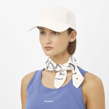 Biela priedušná šiltovka Salomon L/XL