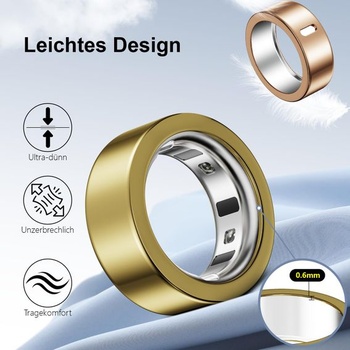 5 krytů prstenů pro Oura Ring Gen 4/Gen 3 Horizon/Heritage ochranné pouzdro zlaté*3 + růžové