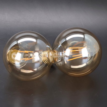 EXTRASTAR Edison vintage žárovka, G95 E27 LED žárovka, průměr 95 mm, 4 W nahrazuje 40 W žárovku,