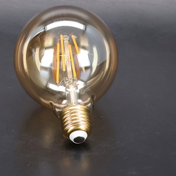 EXTRASTAR Edison vintage žárovka, G95 E27 LED žárovka, průměr 95 mm, 4 W nahrazuje 40 W žárovku,