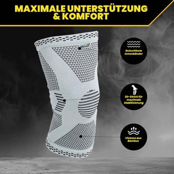 Kolenná ortéza NEOtech Care Supporting z bambusového vlákna - priedušný materiál - pre mužov/ženy