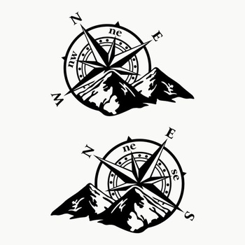 Samolepky Autodomy Compass Off-Road Wind Rose, súprava 2 ks…