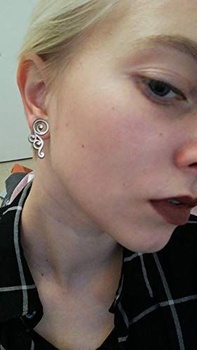 PunkTracker 2G-5/8'' z nerezové oceli s dvojitým rozšířeným šroubem, ušní měřidla s křídlovým