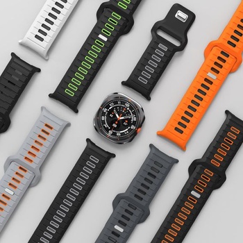 Kompatibilný s Samsung Galaxy Watch Ultra 2/Ultra Band 47mm čierna/sivá