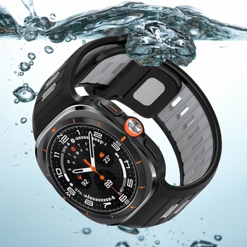 Kompatibilný s Samsung Galaxy Watch Ultra 2/Ultra Band 47mm čierna/sivá