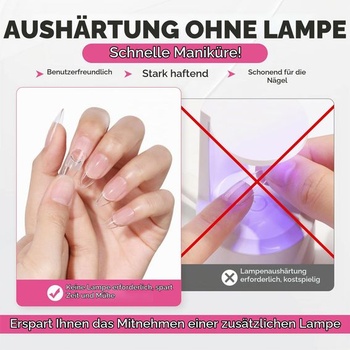 Polotuhé lepidlo na nechty UNA GELLA 15 ml so sadou odstraňovačov 10 ml