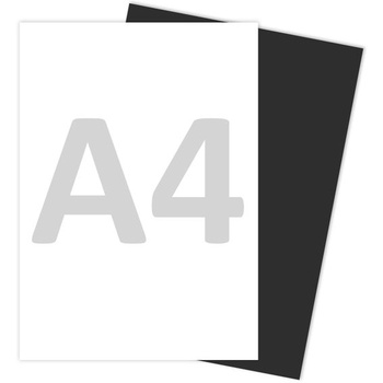 Sada 10 bílých magnetických papírů, DIN A4, magnetická podložka - mag220