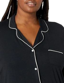Dámska nočná košieľka Amazon Essentials s lemovaním (k dispozícii vo veľkých veľkostiach) 6XL Large