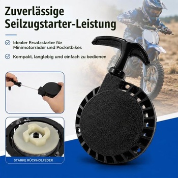 Štartér pre motocykel, hliníková zostava štartéra, pre mini moto, štvorkolku, mini vreckové moto,