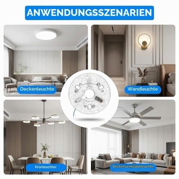 Súprava na dodatočnú montáž 5,3-palcového LED stropného ventilátora 15W pre stropné svietidlo