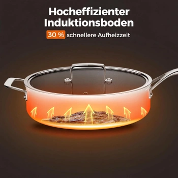 Pánev na dušení BLAZANT F071FB béžová 28cm