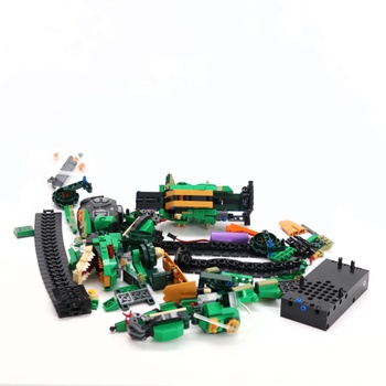 HiWEEGO Technic Robot pre deti so svetlom - 5 v 1 Dinosaurus Sada na diaľkové ovládanie, 877 dielikov RC