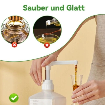 Pumpa na 6 lahviček, dávkovací nástavec 5 ml, závit 28–400 mm, bez BPA, závit 28–400 mm