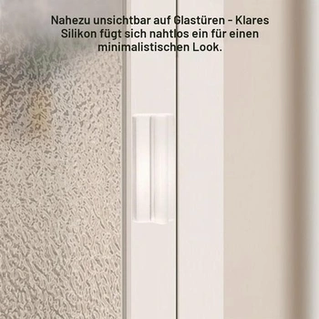 WALLFID Sada 8 ultra měkkých silikonových samolepicích úchytů, 50x20x15 mm, neviditelné úchytky bez
