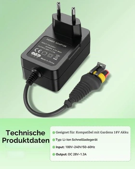 Nabíjačka 28V 1,3A kompatibilná s robotickými kosačkami Husqvarna Automower 105, 305, 310, 315,