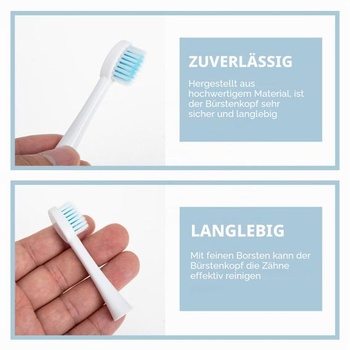 Healeved hlavice elektrickej zubnej kefky, 6 kusov náhradných hlavíc pre hlavice zubnej