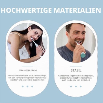 Healeved hlavice elektrickej zubnej kefky, 6 kusov náhradných hlavíc pre hlavice zubnej