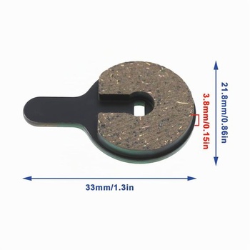 Keramické brzdové doštičky SG Store pre kolobežky (21,8 x 33 x 3,8 mm) kompatibilné s Kugoo Kukirin