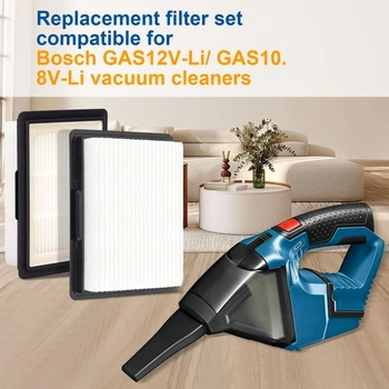 4 náhradní díly filtru pro modely Bosch GAS10.8V-Li/GAS12V-Li