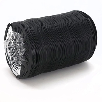 Výfuková trubka Hon&Guan ø150mm, 5m PVC hliníková hadice se 2 hadicovými svorkami pro přenosnou