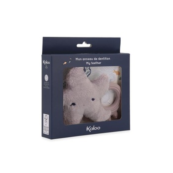 KALOO - Silikónový hryzátko pre bábätká - tvar hviezdice - hryzátko - fialové - 19x11cm - od