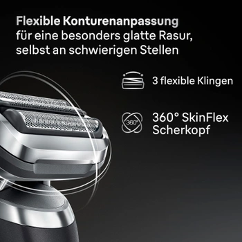 Holící strojek Braun Series 7, černý