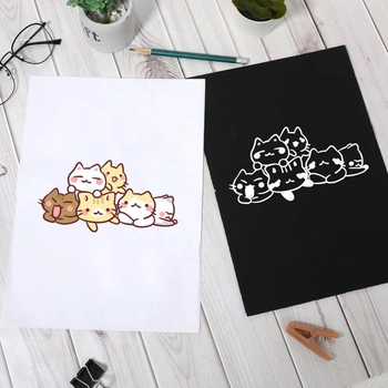 KALIONE 50 kusov kopírovacieho papiera bielej farby, grafitový pauzovací papier A4, transferový papier na