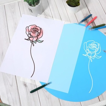 KALIONE 50 kusov kopírovacieho papiera bielej farby, grafitový pauzovací papier A4, transferový papier na