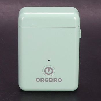 Tlačiareň štítkov ORGBRO X1, mini Bluetooth termálna tlačiareň štítkov, samolepiaci štítkovač, prenosný