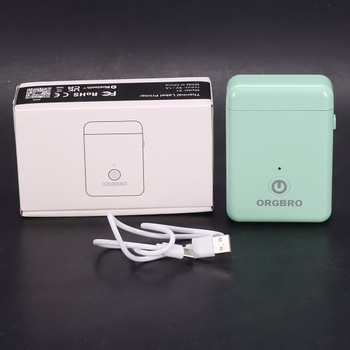 Tlačiareň štítkov ORGBRO X1, mini Bluetooth termálna tlačiareň štítkov, samolepiaci štítkovač, prenosný