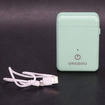 Tlačiareň štítkov ORGBRO X1, mini Bluetooth termálna tlačiareň štítkov, samolepiaci štítkovač, prenosný