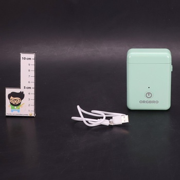 Tlačiareň štítkov ORGBRO X1, mini Bluetooth termálna tlačiareň štítkov, samolepiaci štítkovač, prenosný