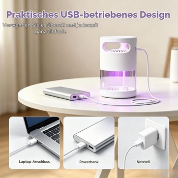 Elektrický lapač hmyzu, lampa proti komárům, USB lapač proti komárům, lapač na muchy vhodný do