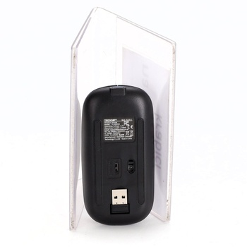 Bezdrôtová Bluetooth myš TECKNET (Bluetooth 5.1 + 2.4 GHz USB), dobíjacia bezdrôtová myš RGB s