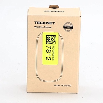 Bezdrôtová Bluetooth myš TECKNET (Bluetooth 5.1 + 2.4 GHz USB), dobíjacia bezdrôtová myš RGB s