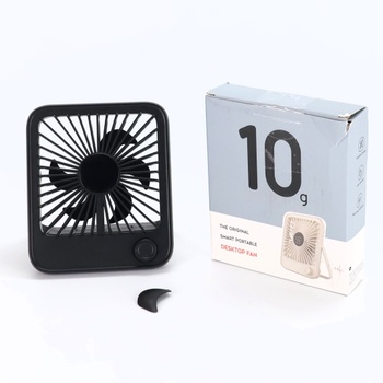 Stolný ventilátor Dealswin LED mini čierna2
